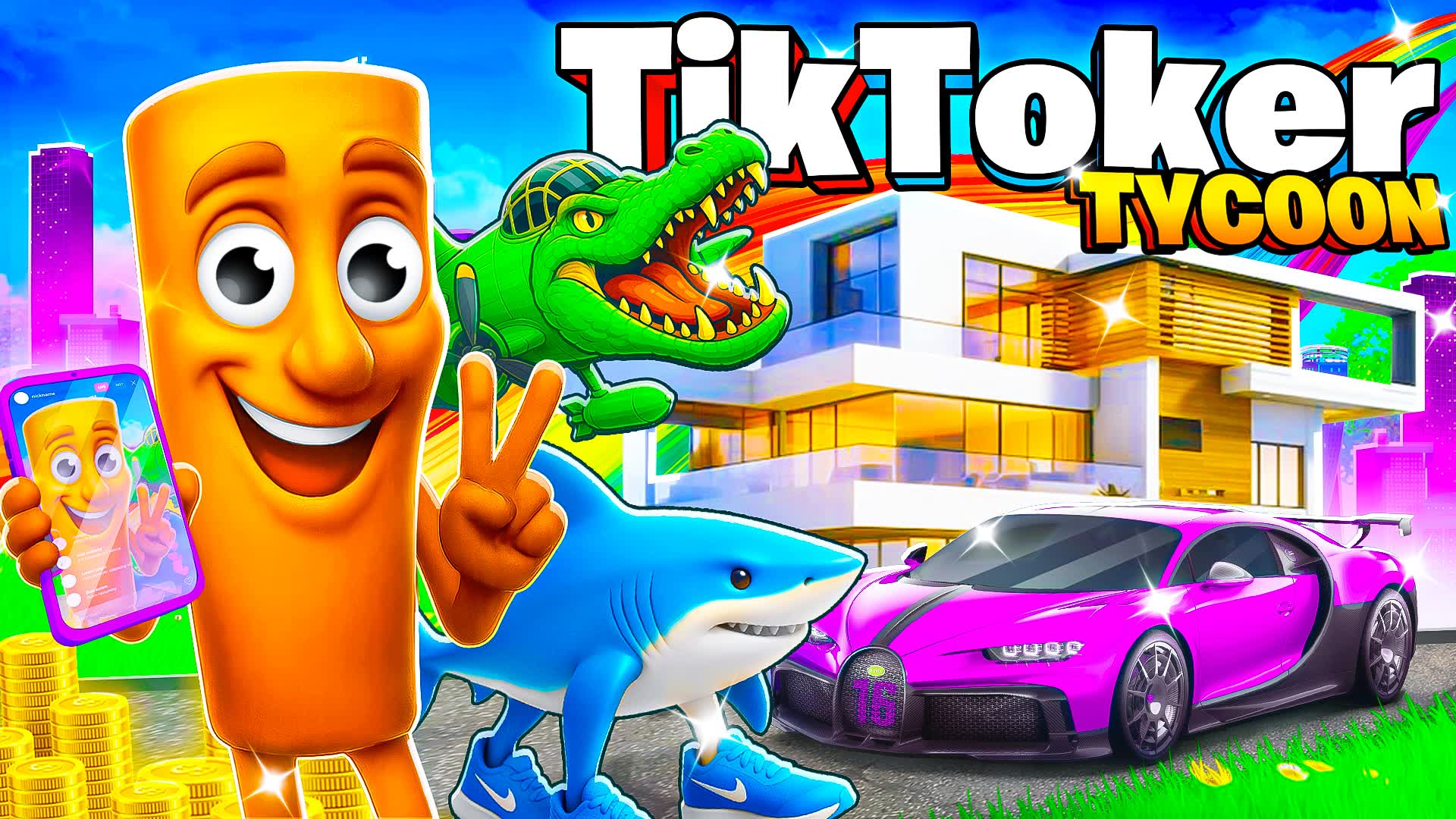 🔴 TIKTOKER TYCOON (UPDATED)