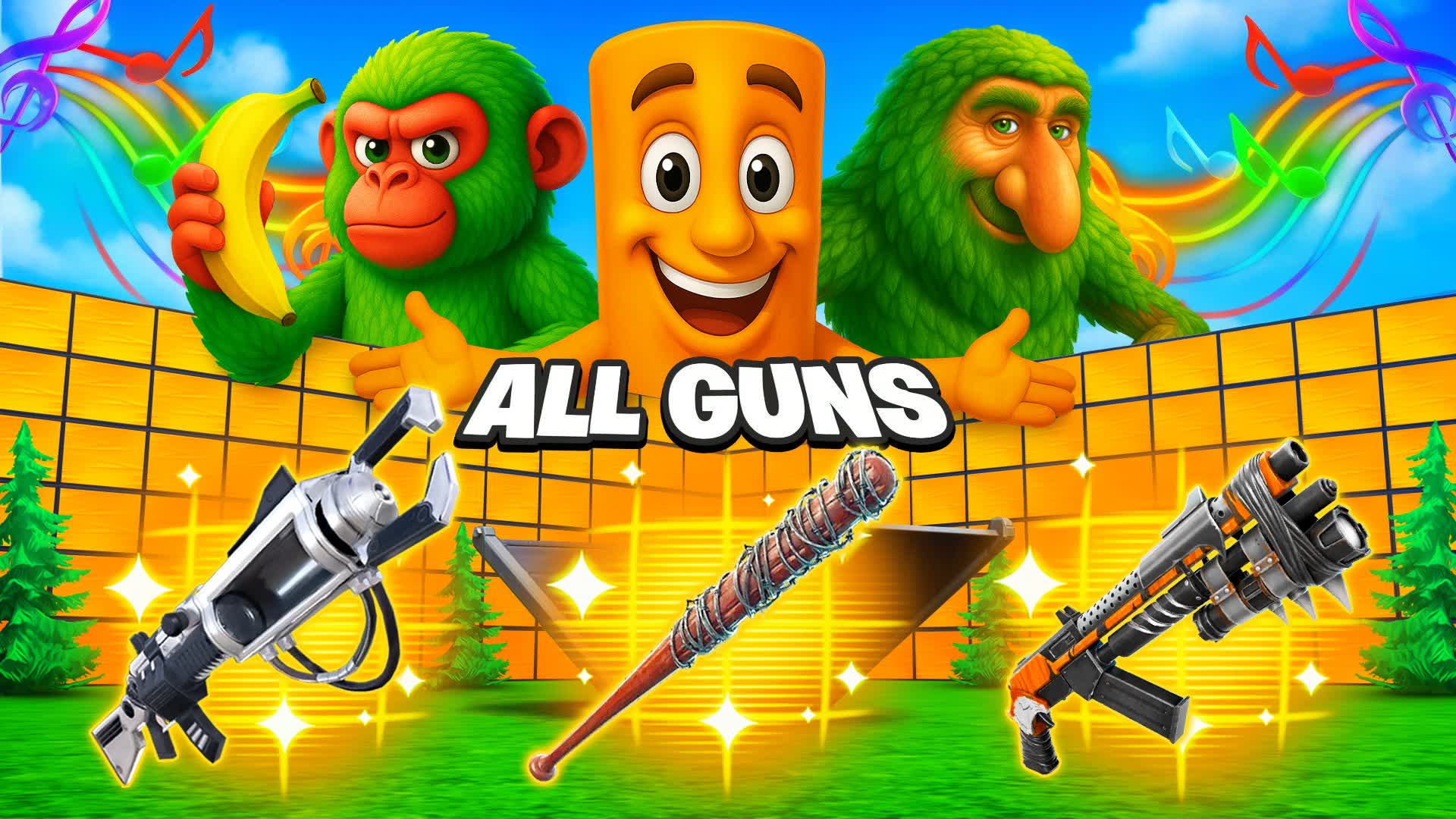1V1 WITH EVERY GUN MEME EDITION