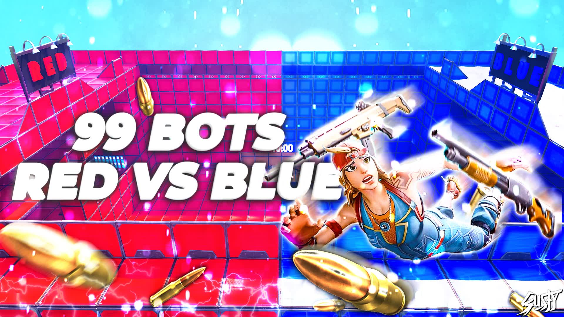99 BOTS RED VS BLUE