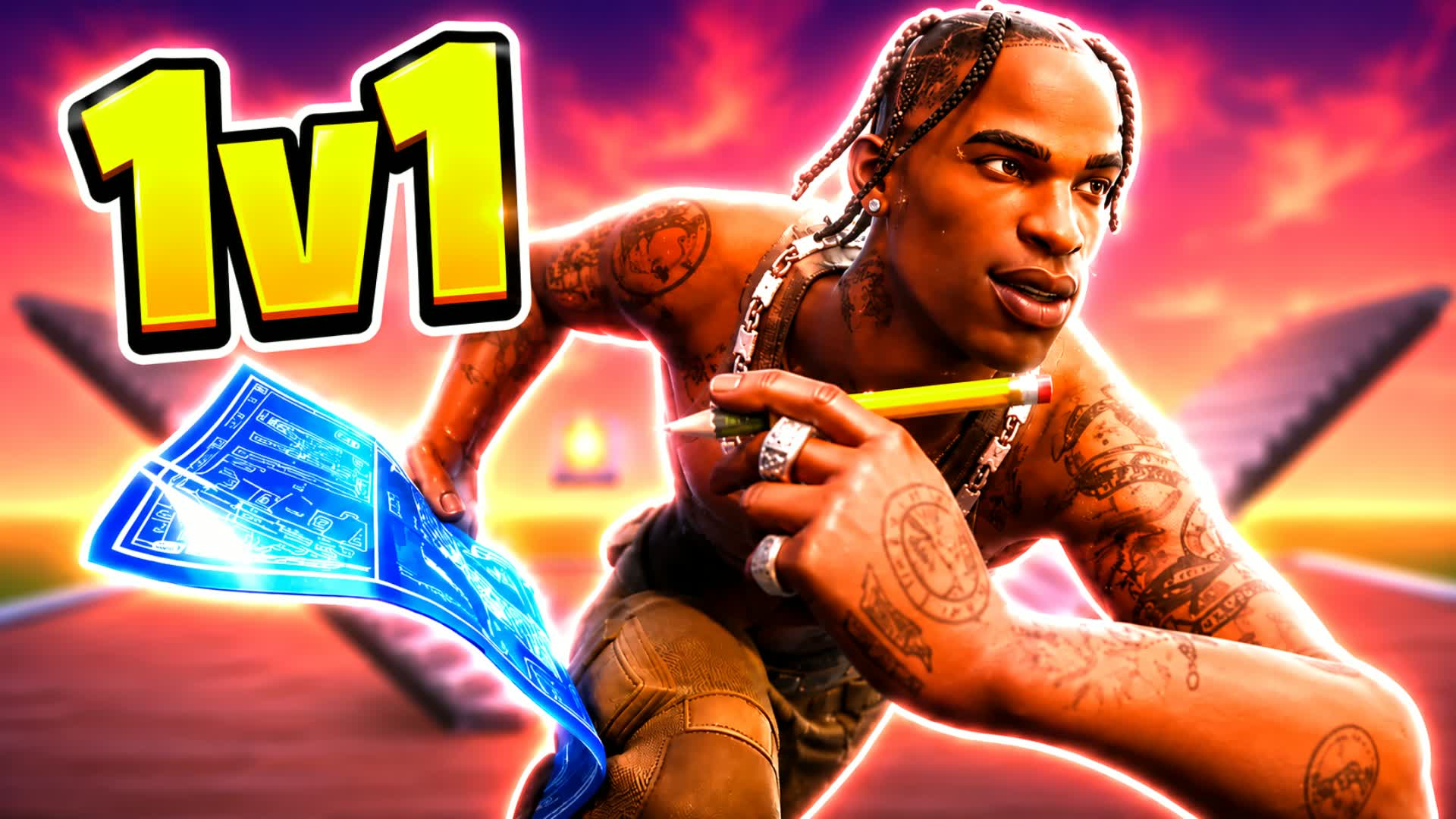 1V1 BUILD FIGHTS : OG CHAPTER 1 SKY 🌅