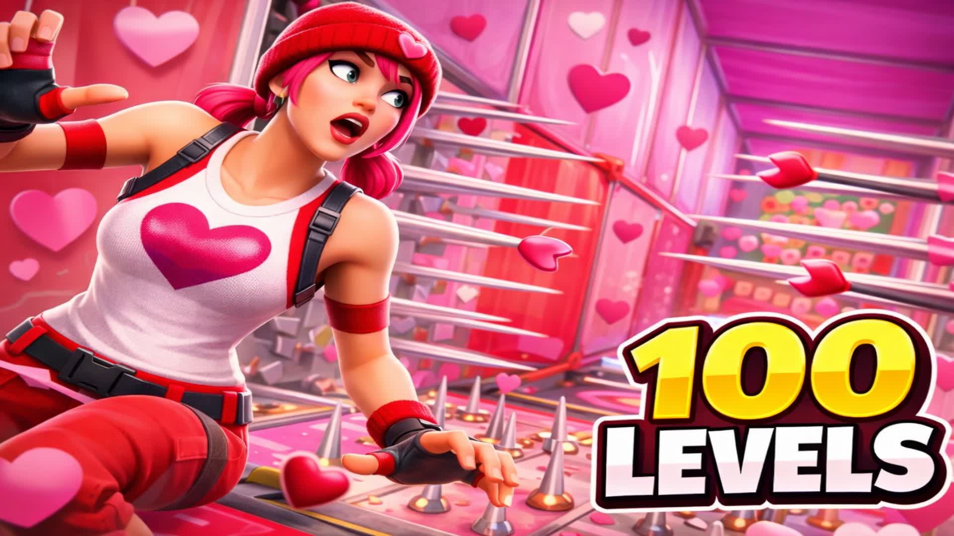 ❤️ 100 LEVEL VALENTINES DEATHRUN❤️