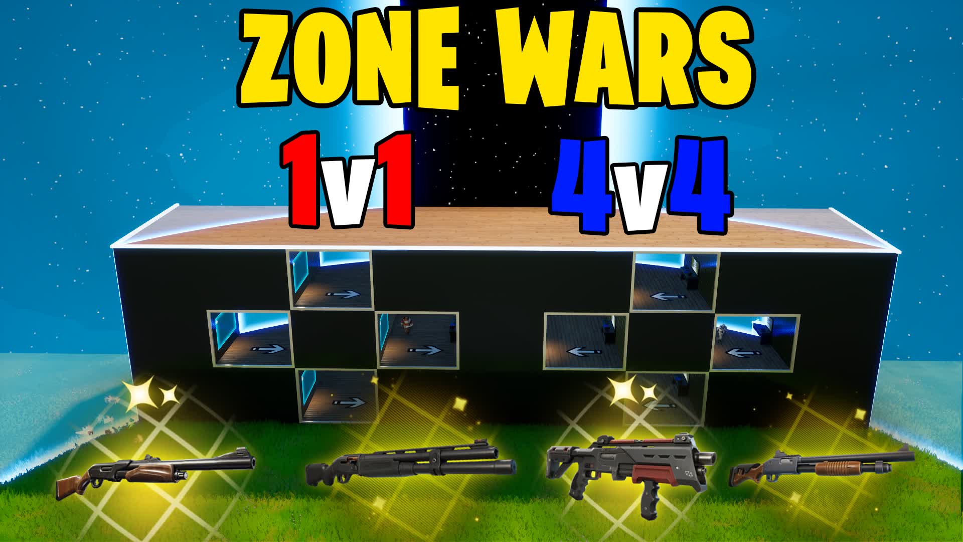 PRO ZONE WARS (1V1 TO 4V4)