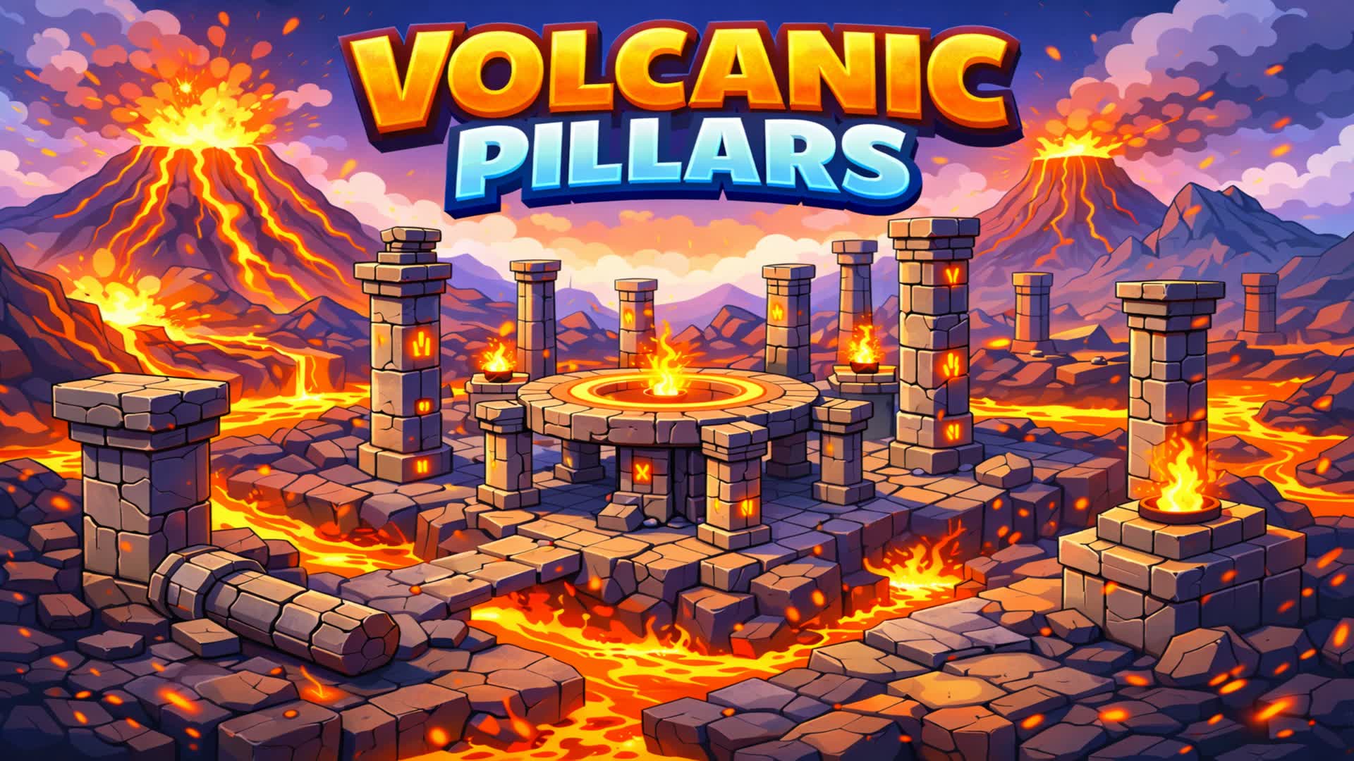 Volcanic pillars