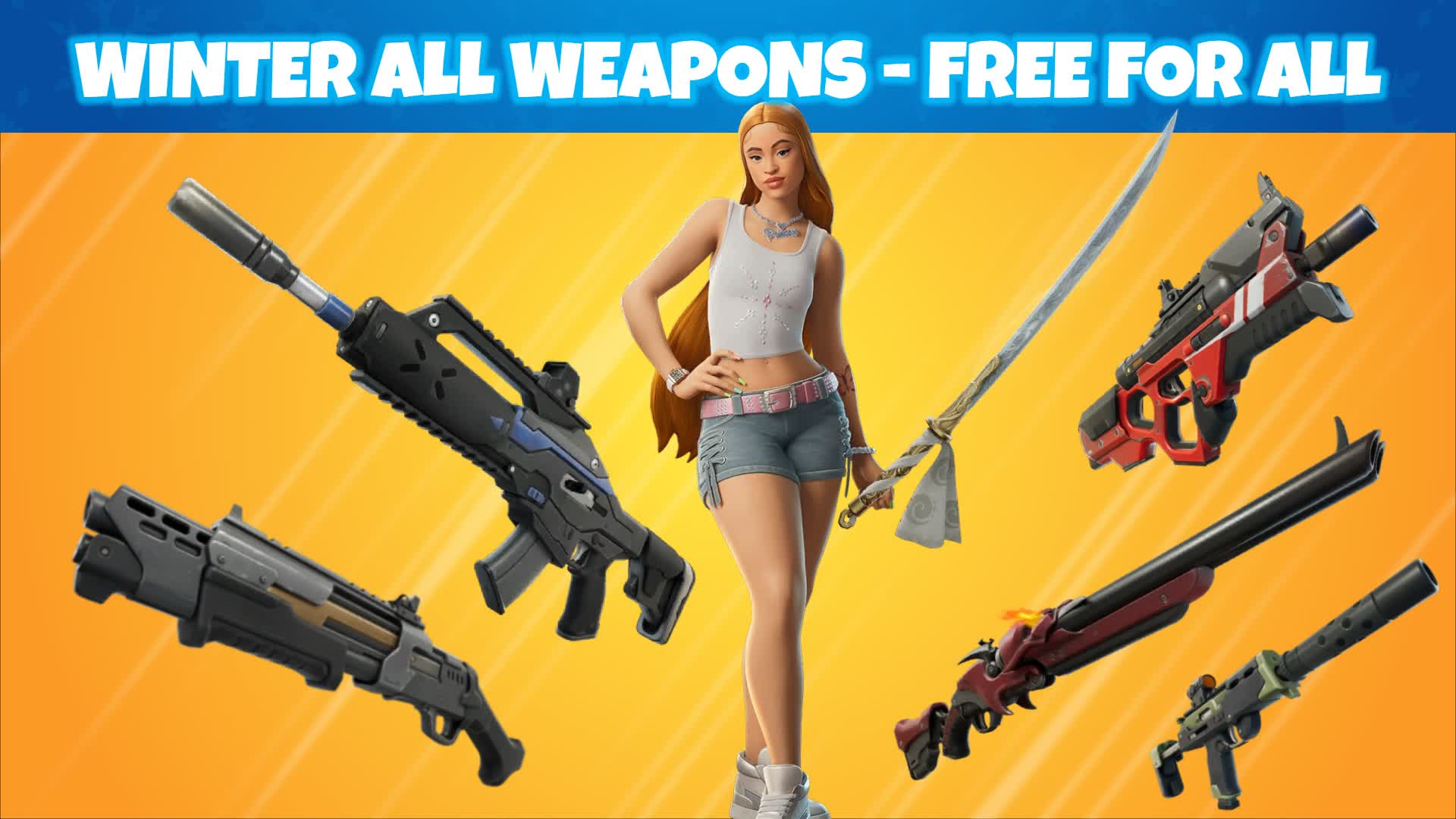 WINTER ALL WEAPONS ❄️ FREE FOR ALL