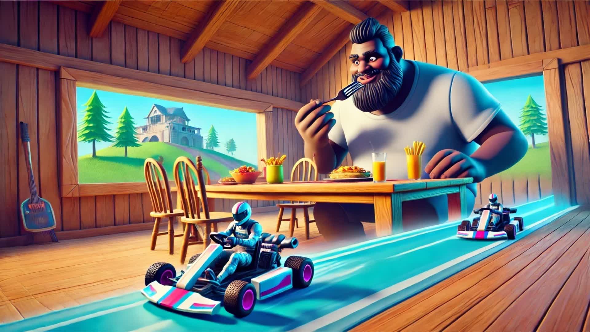 race in the giant's house