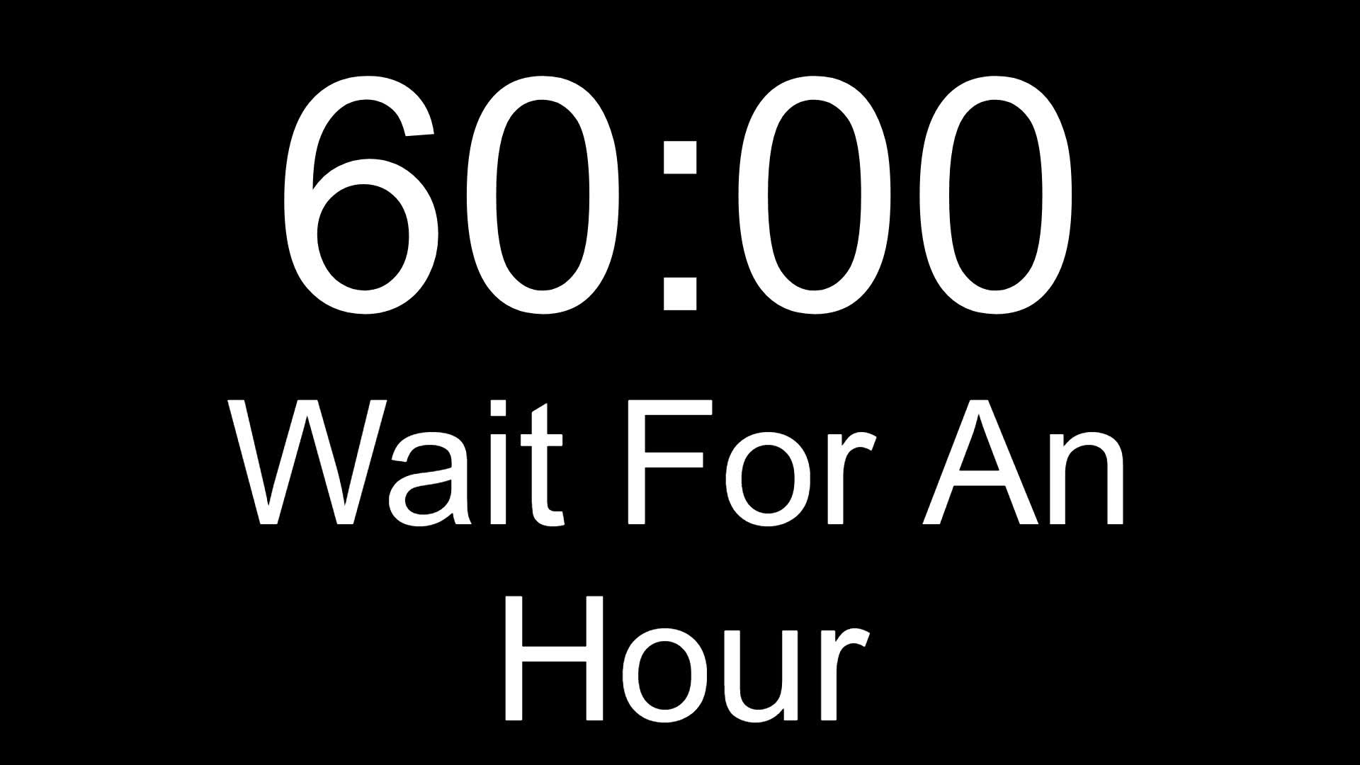 🕒Hour Long Timer🕒