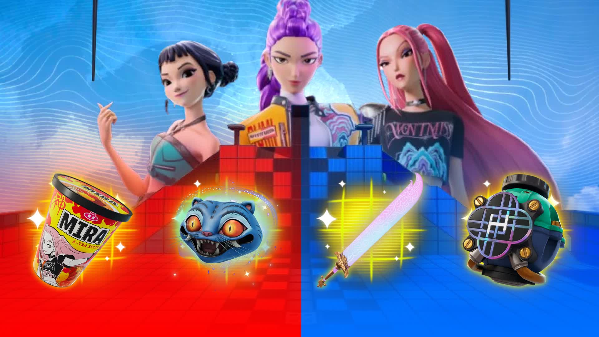 🔴🔵 DEMON HUNTER RED VS BLUE