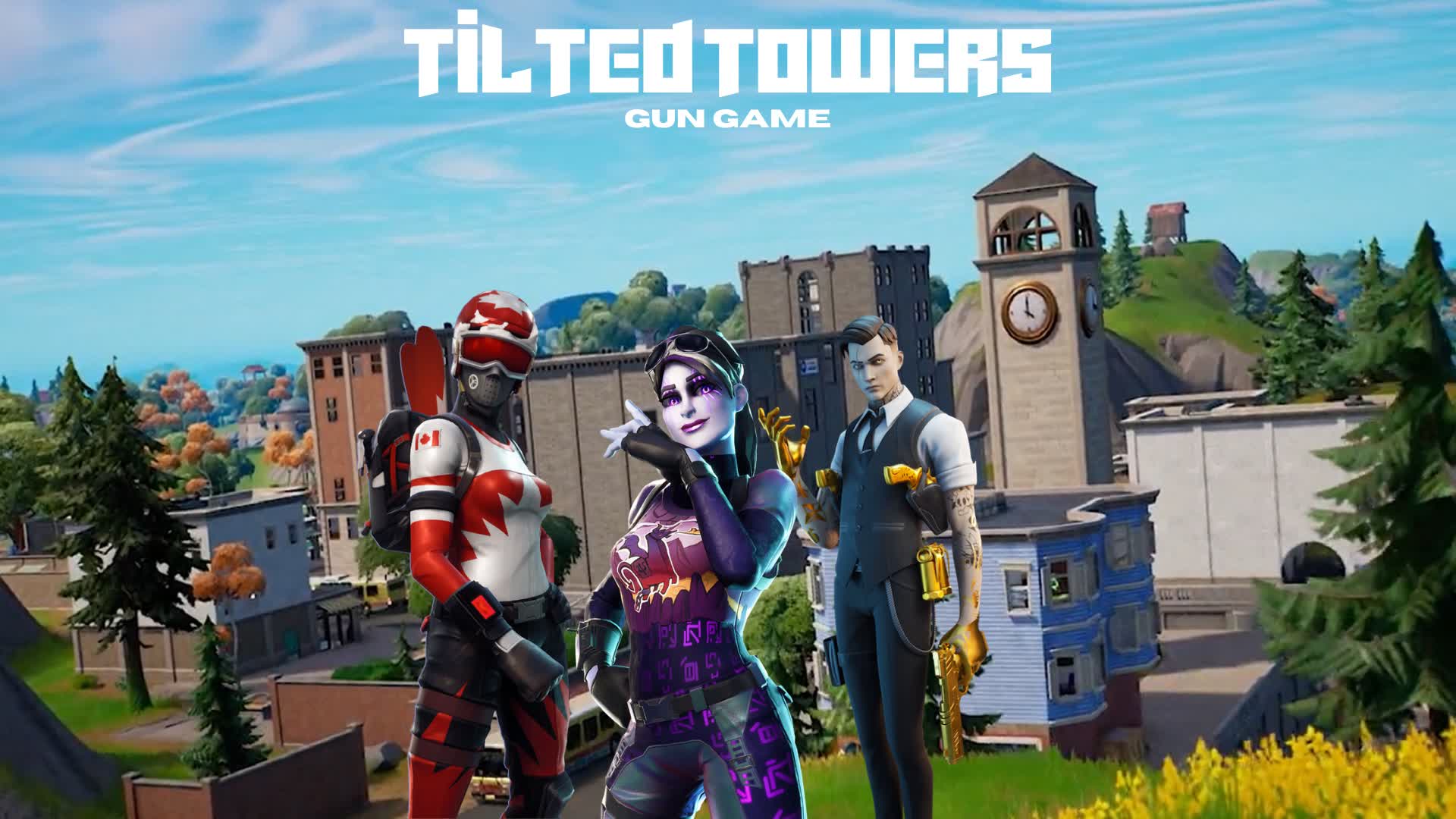Tilted Towers Gun Game