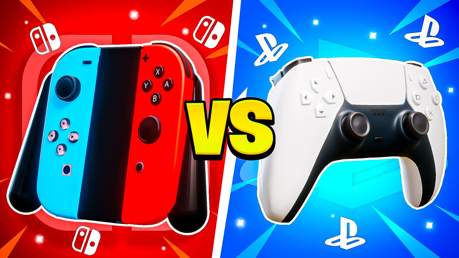 PS5 VS SWITCH 🎮🔴🔵FIRST PERSON