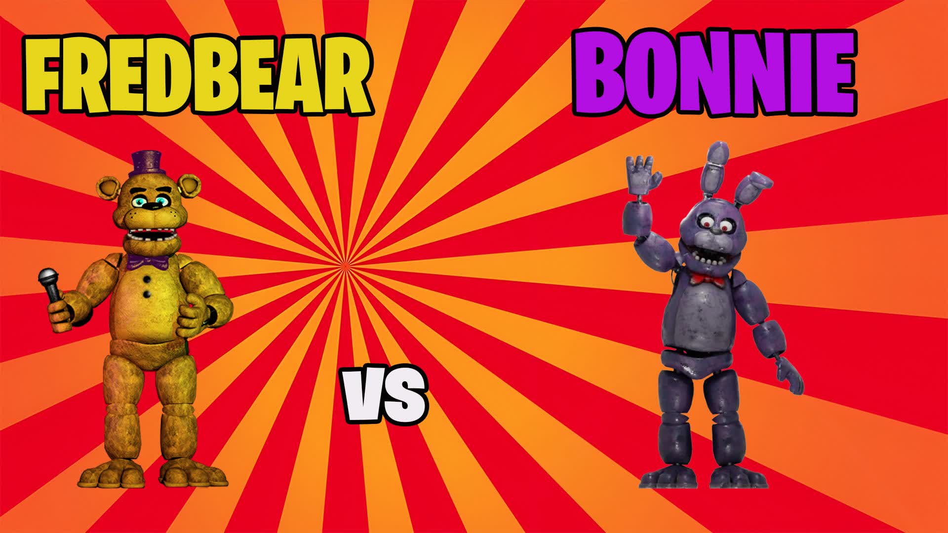 🐻 FREDBEAR vs BONNIE 🐰 HORROR FIGHT 👻