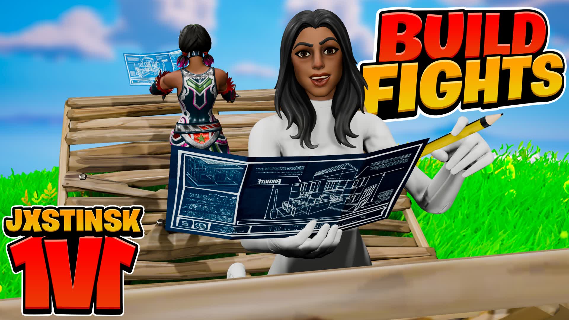 1V1 BUILD FIGHT (JXSTINSK)