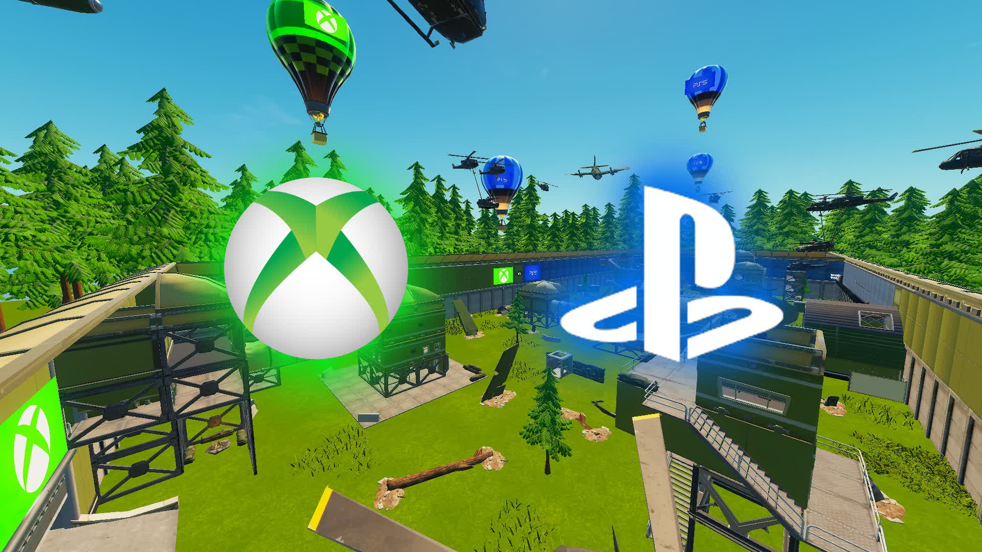 💚XBOX VS PLAYSTATION💙 : WORLD WAR💣