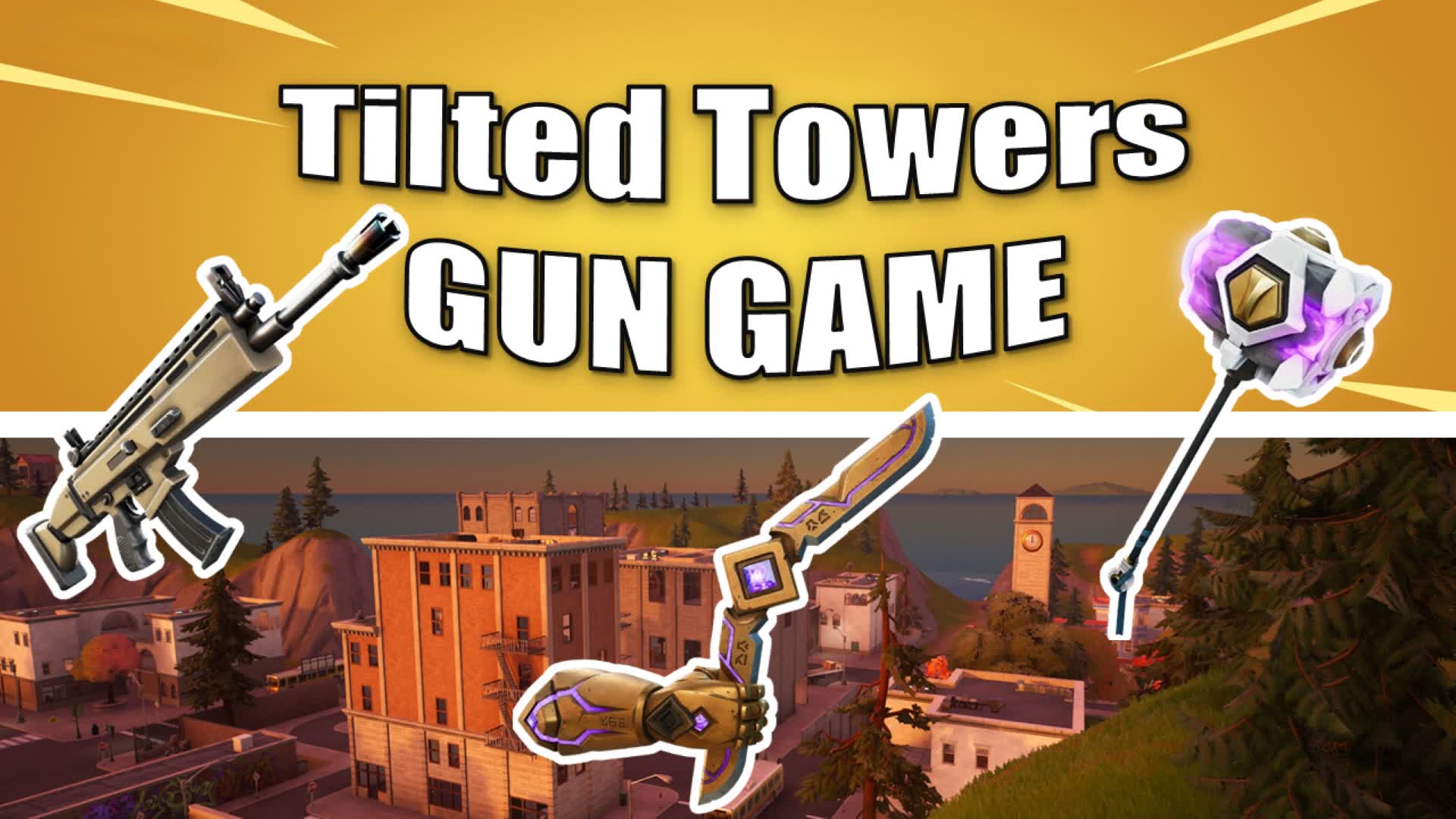 Tilted Towers - Gun Game Destruction