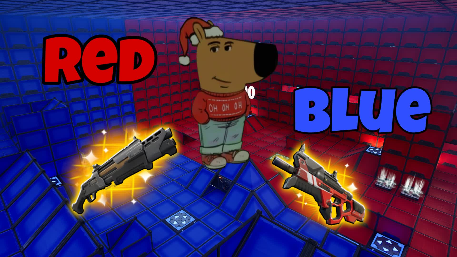 CHILL GUY RED VS BLUE 🔴🔵UPDATED 2.0