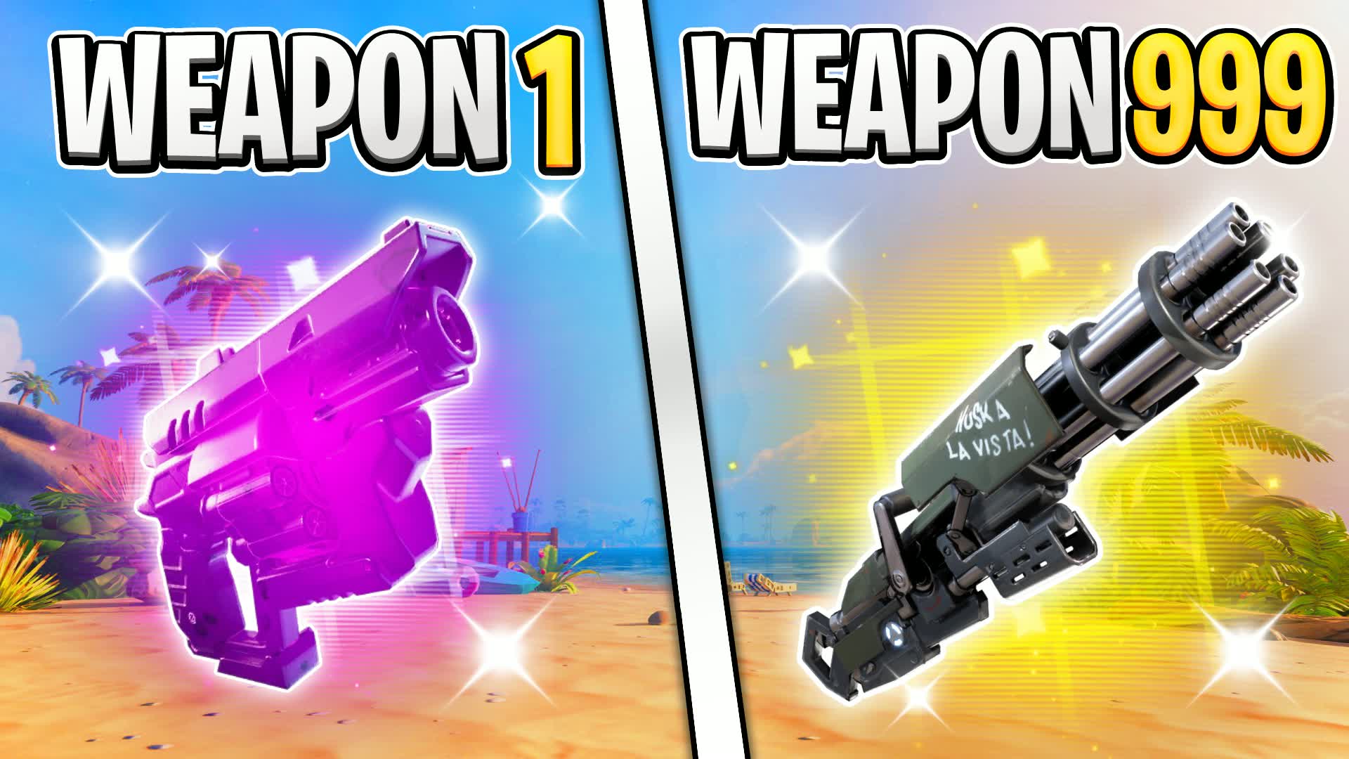 CUSTOM GUN GAME☀️TILTED TOWERS ONE SHOT