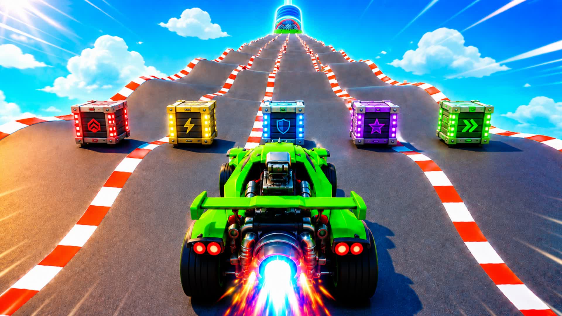 CRASH MEGA RAMP DRIVE 🎯