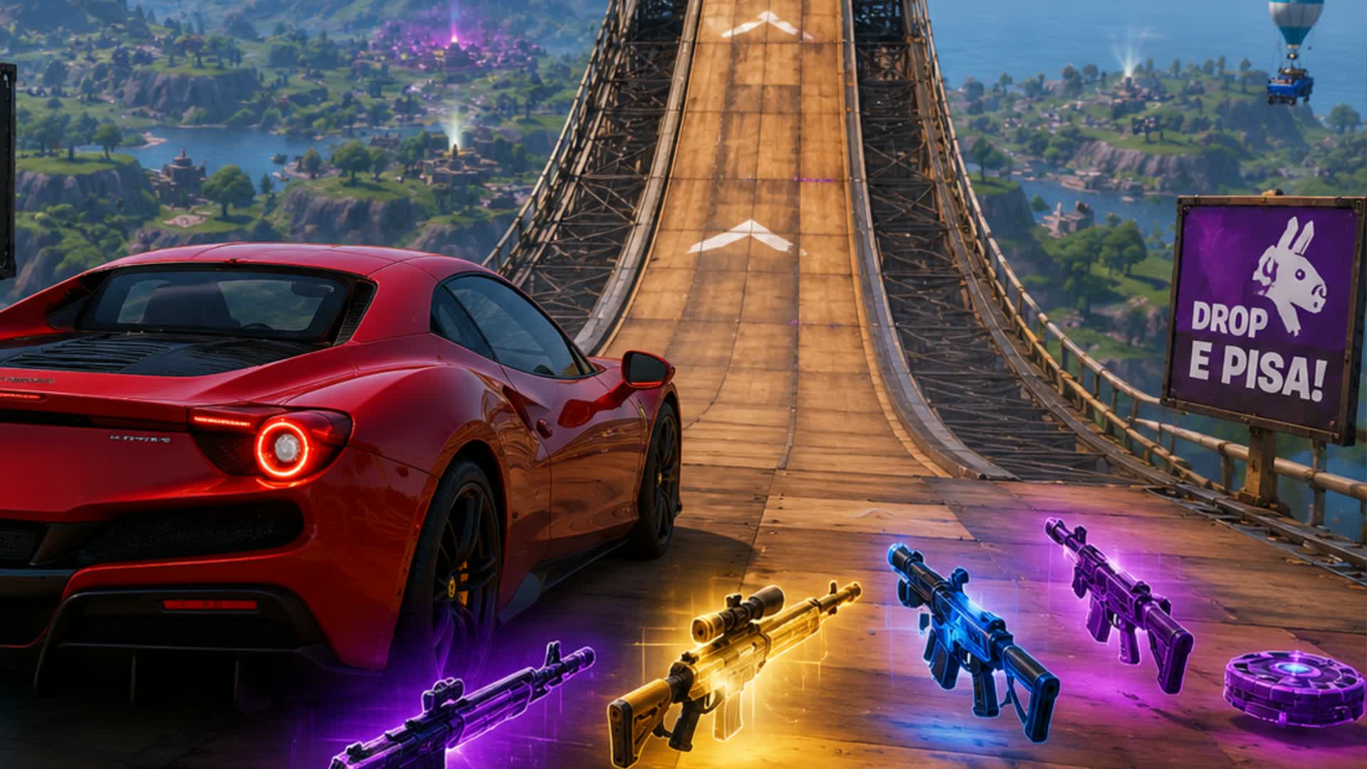 Super mega rampa ferrari