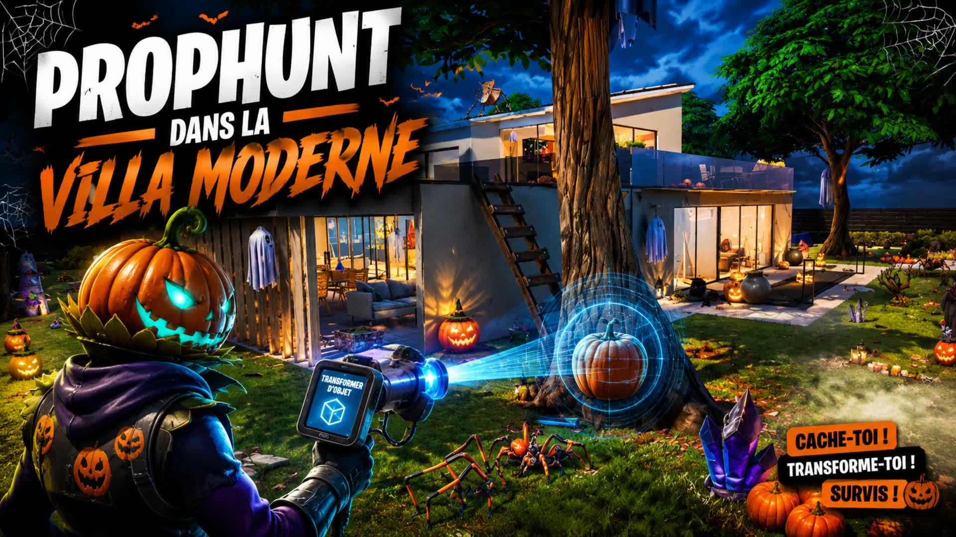 prophunt dans la villa moderne
