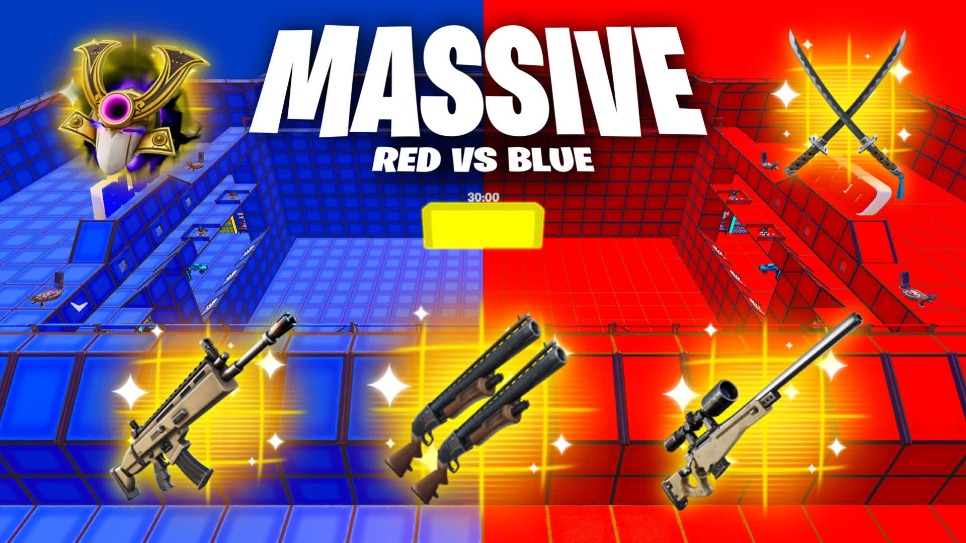 MASSIVE RED VS BLUE🔴🔵