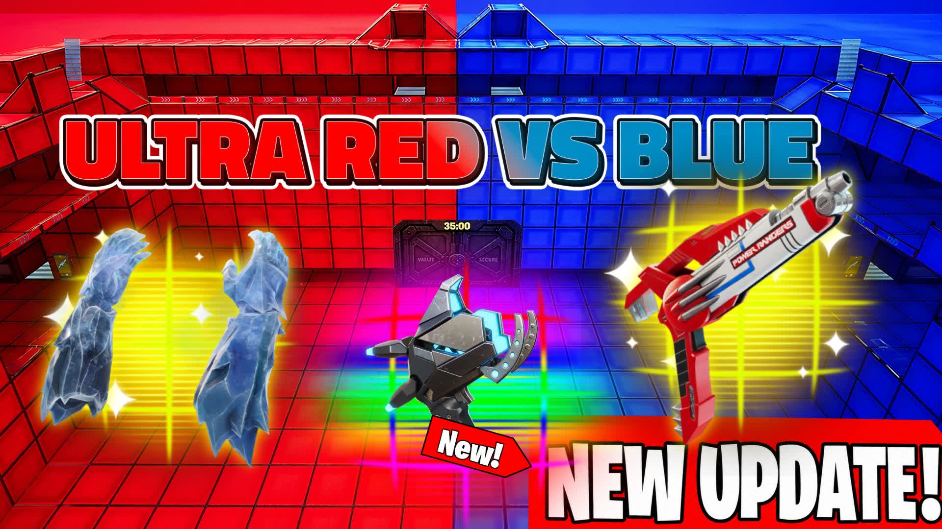 🔴🔵ULTRA RED VS BLUE | SECRET WEAPONS