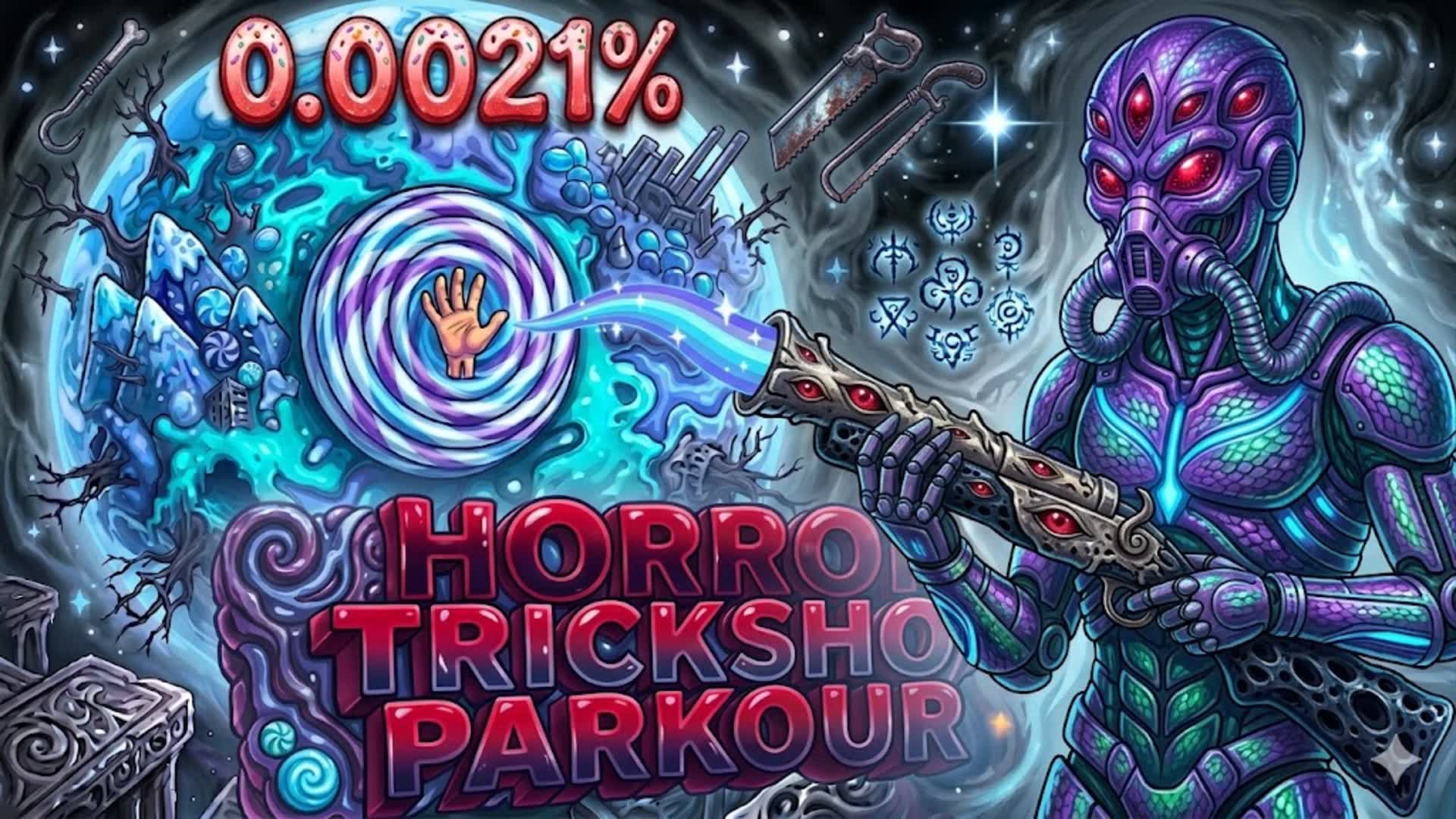 HORROR TRICKSHOT PARKOUR🎯(60 LEVELS)