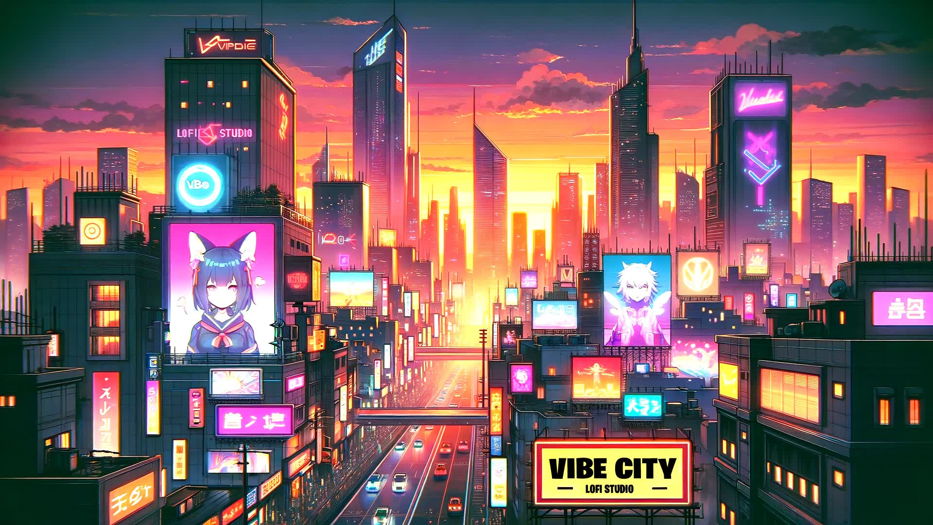 Vibe City🌇🎵 LoFi  Studio 🎵