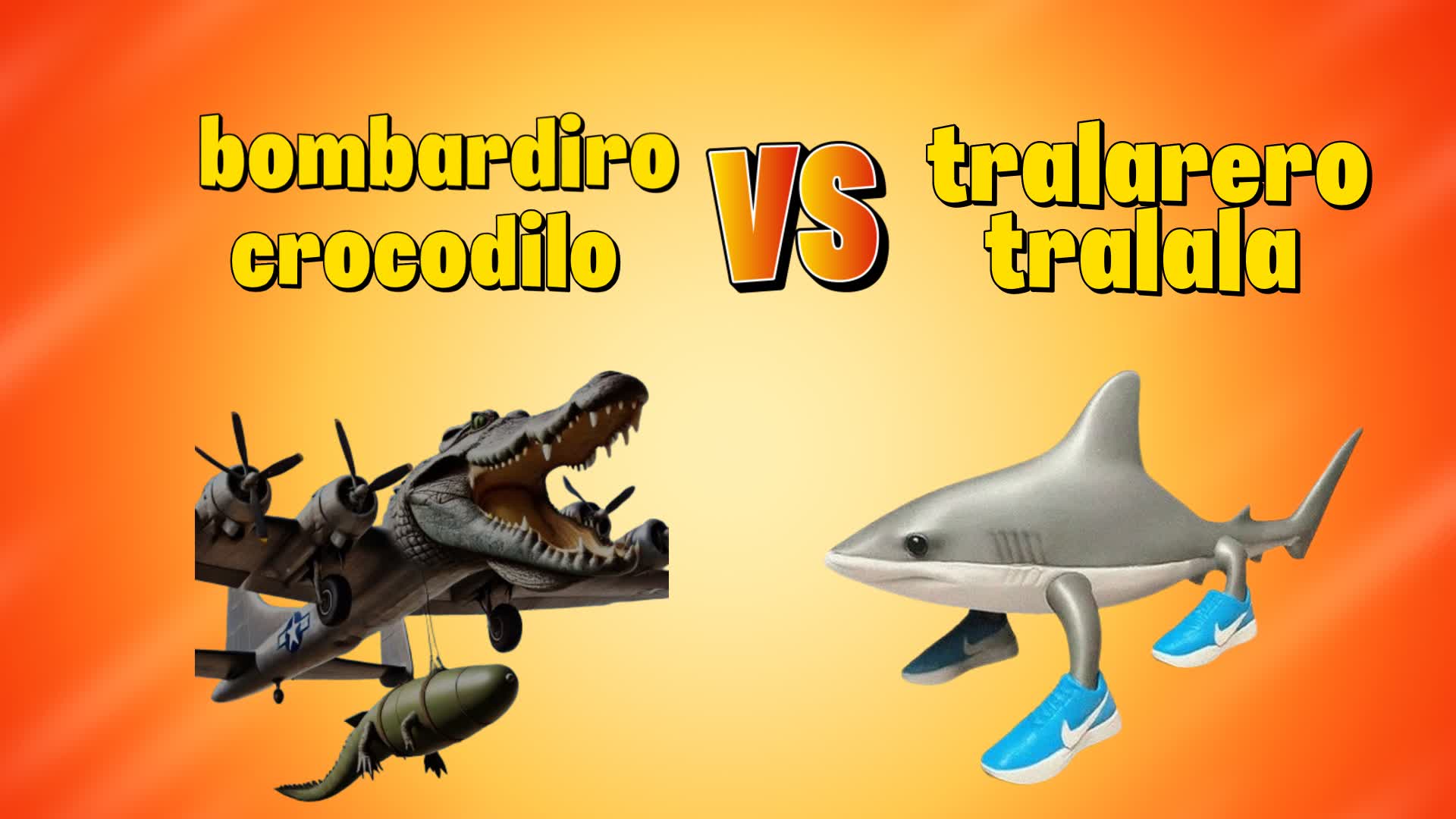 [BOMBARDINO RED🔴] VS [TRALARERO BLUE🔵]