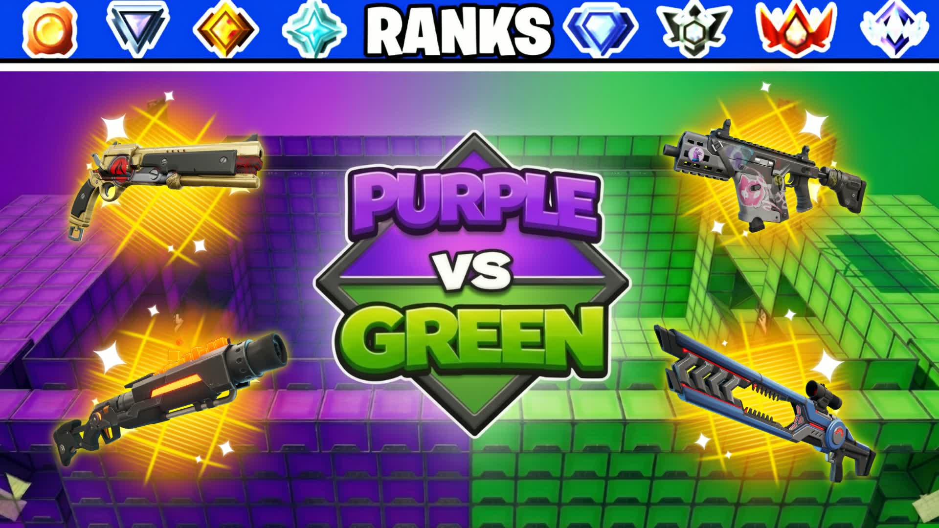 🟣 PURPLE VS GREEN 🟢