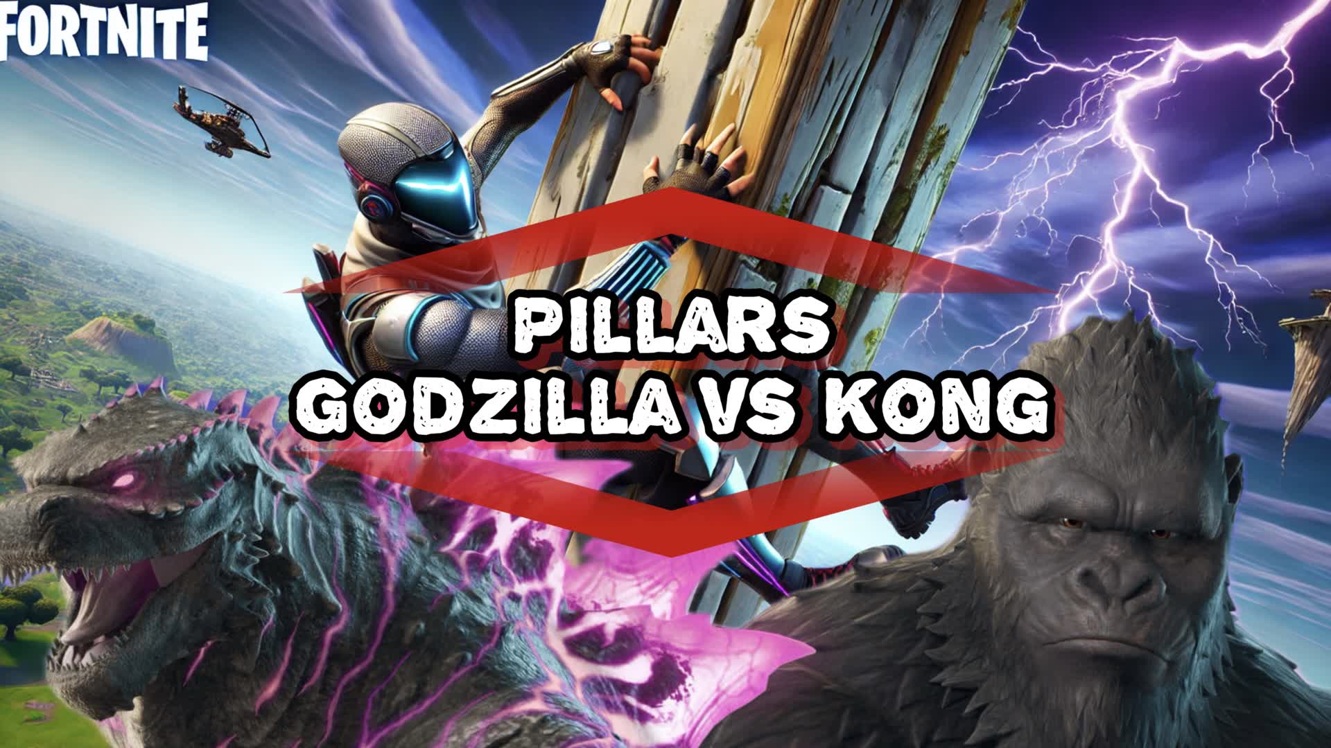 PILLARS GODZILLA VS KONG🦖🦍 🌆