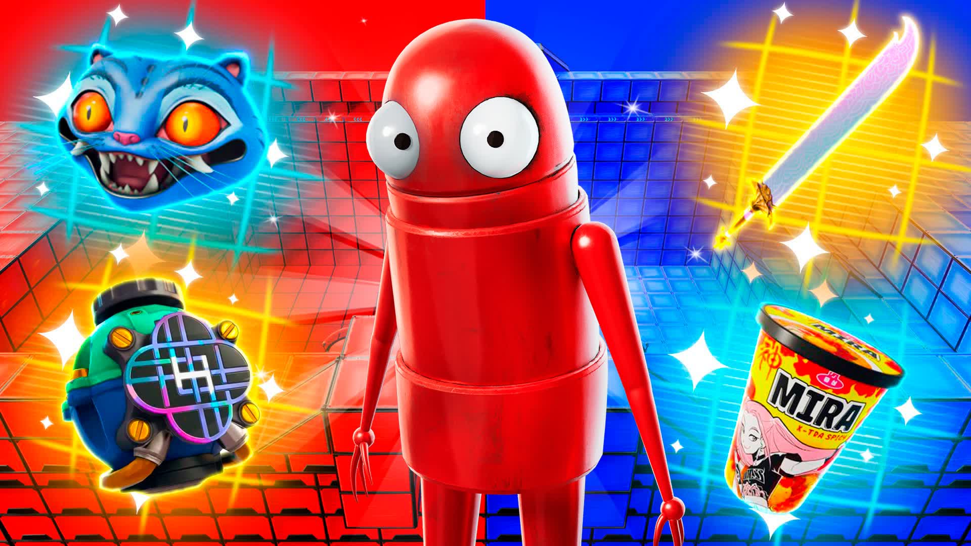 SPOOKY RED VS BLUE 🔴🔵 HUGGY WUGGY