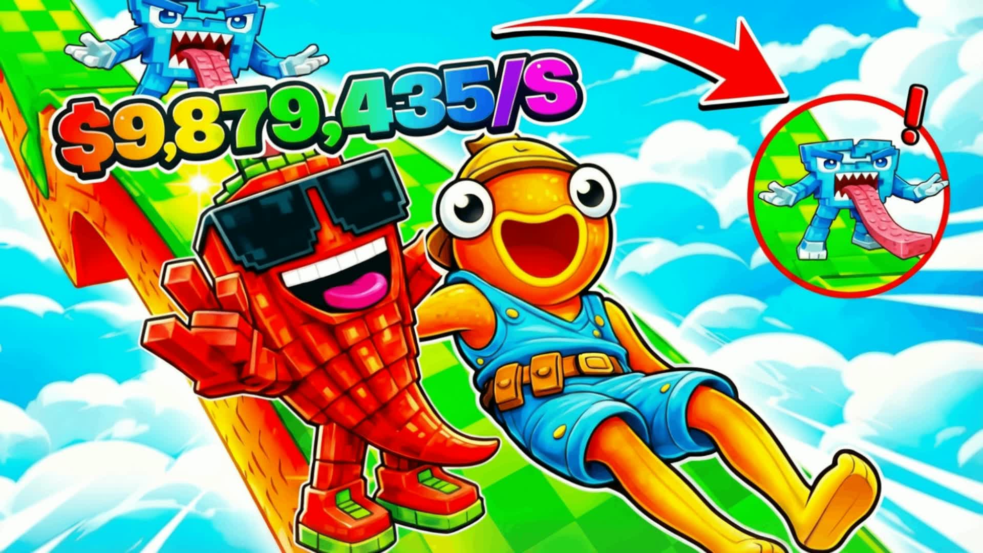 CRAZY MEGA SLIDE FOR BRAINROTS [TYCOON]