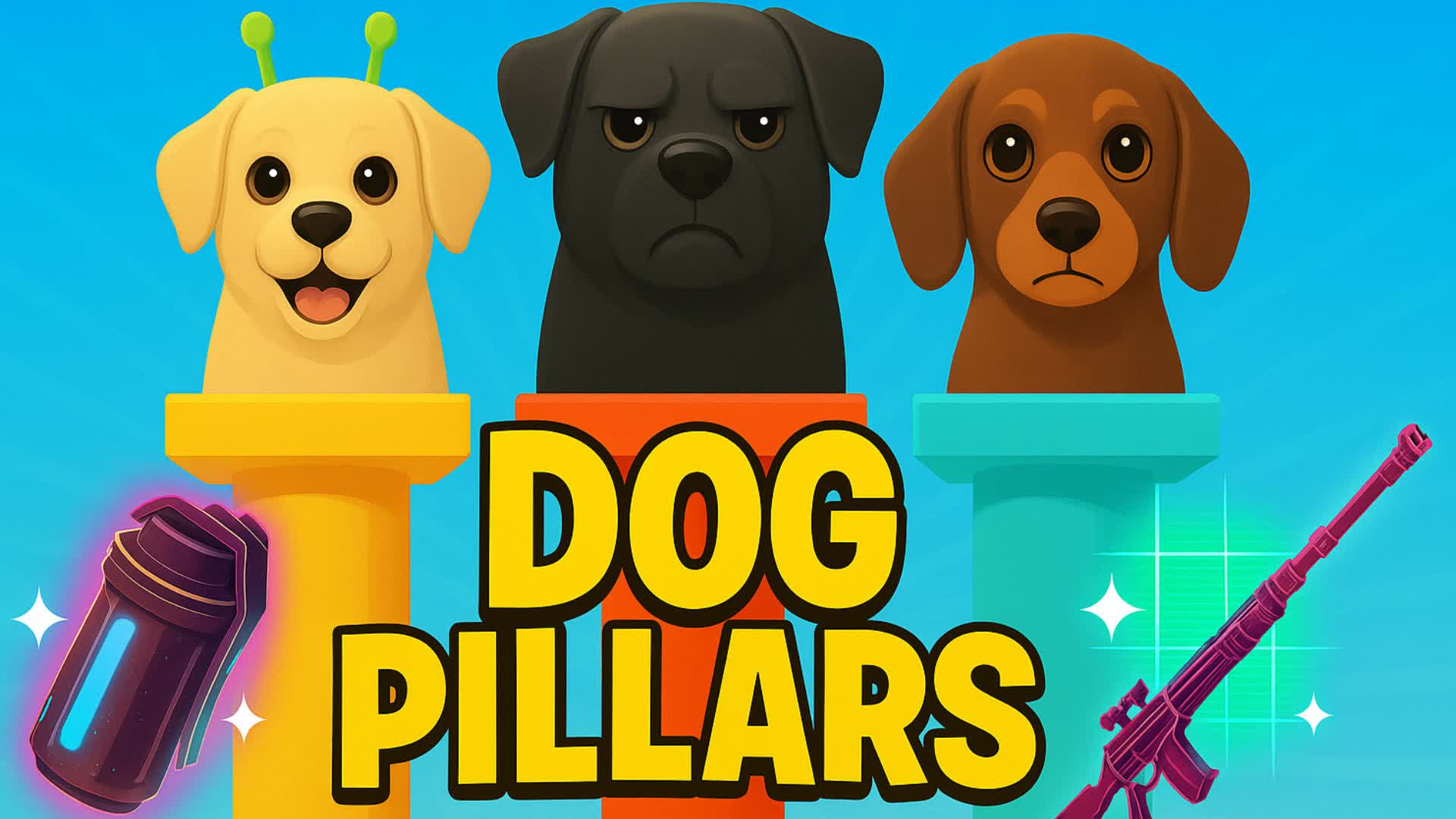 Dogs Pillars