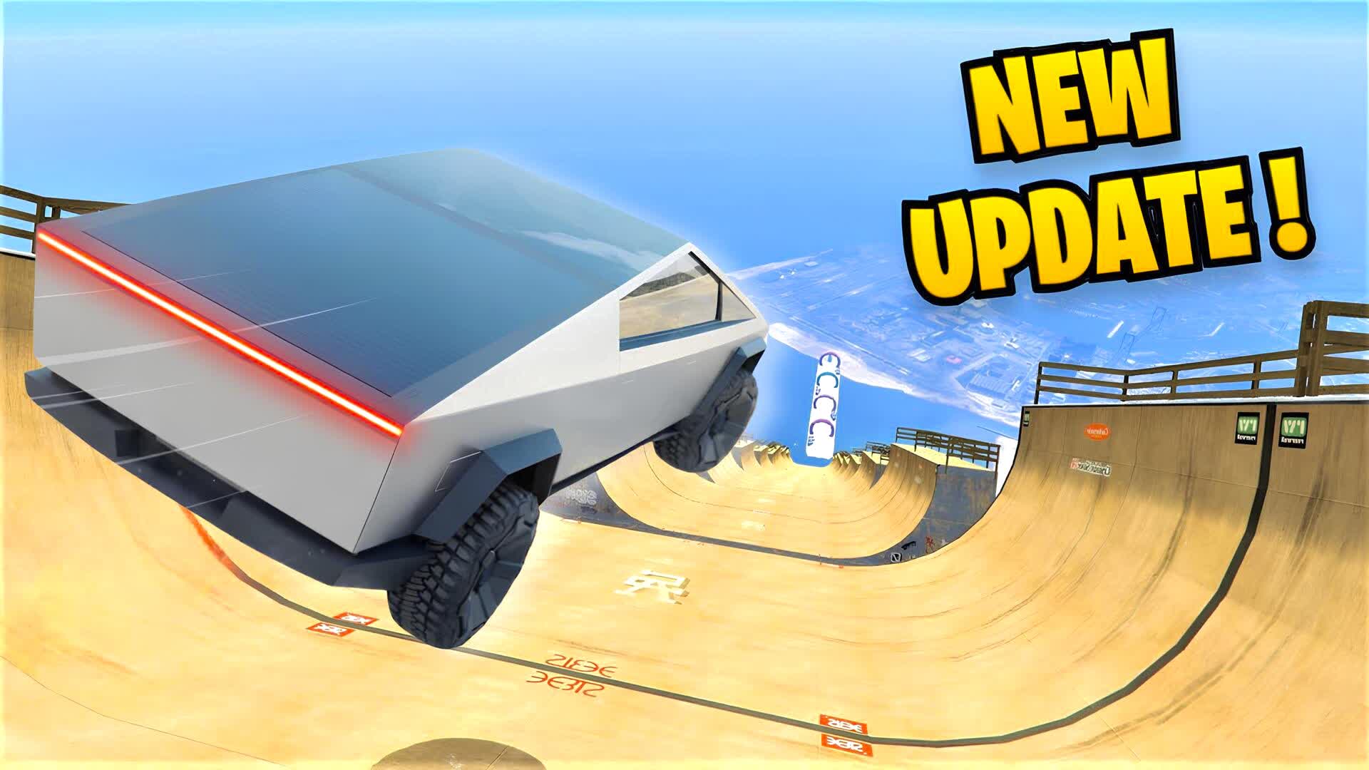 CYBERTRUCK MEGA RAMP - MARVEL