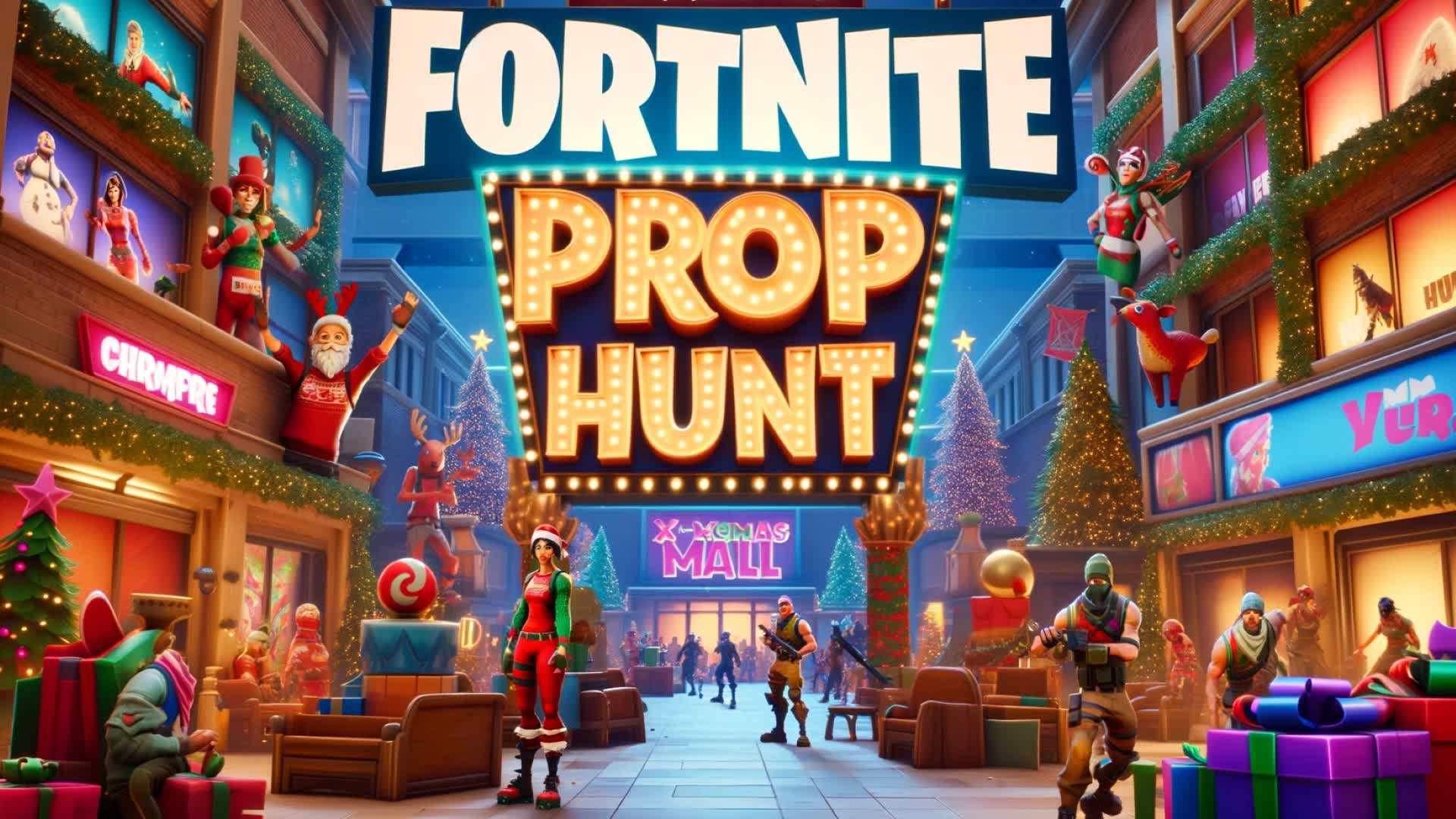 Christmas Mall Prop Hunt