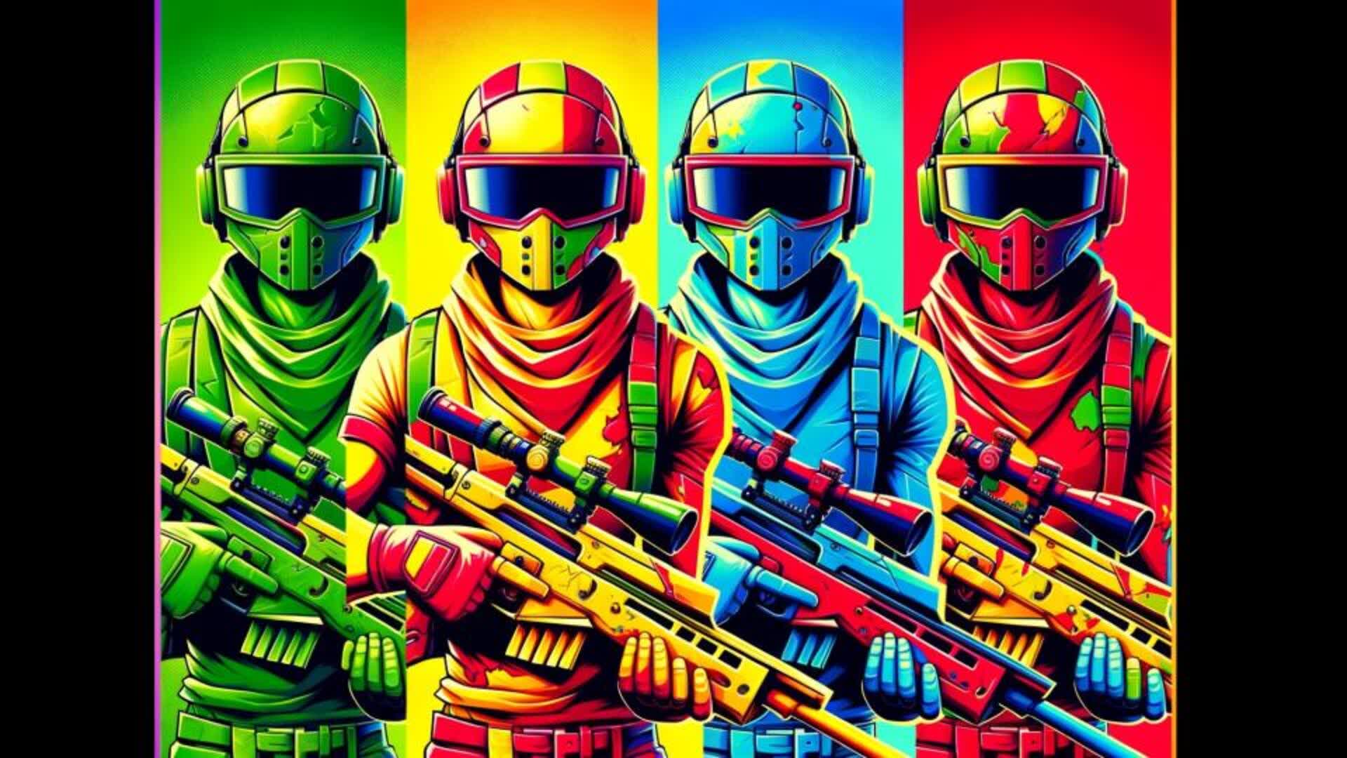 Only Sniper - One Shot 🔴🔵🟢🟡