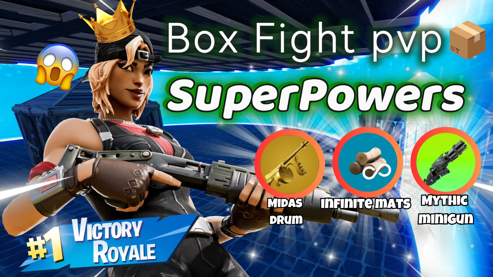 (NEW!) SUPER POWER BOX FIGHT PVP📦👿😱💢