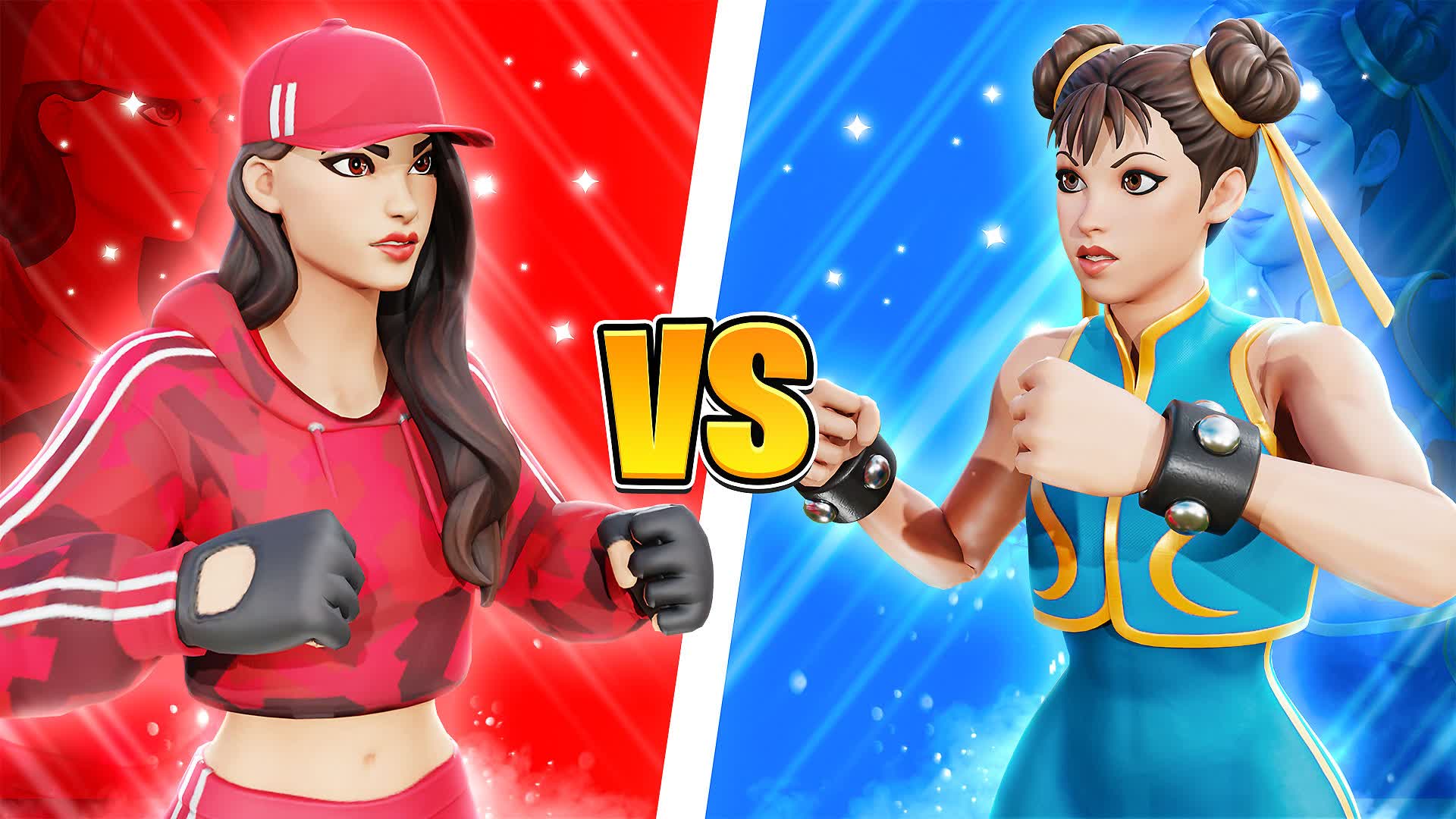 Ruby💖 VS Chun-Li 💙