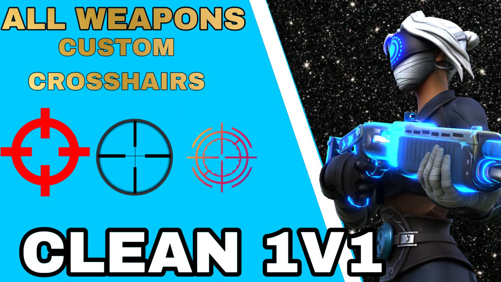 🌌 CLEAN 1v1 ALL WEAPONS