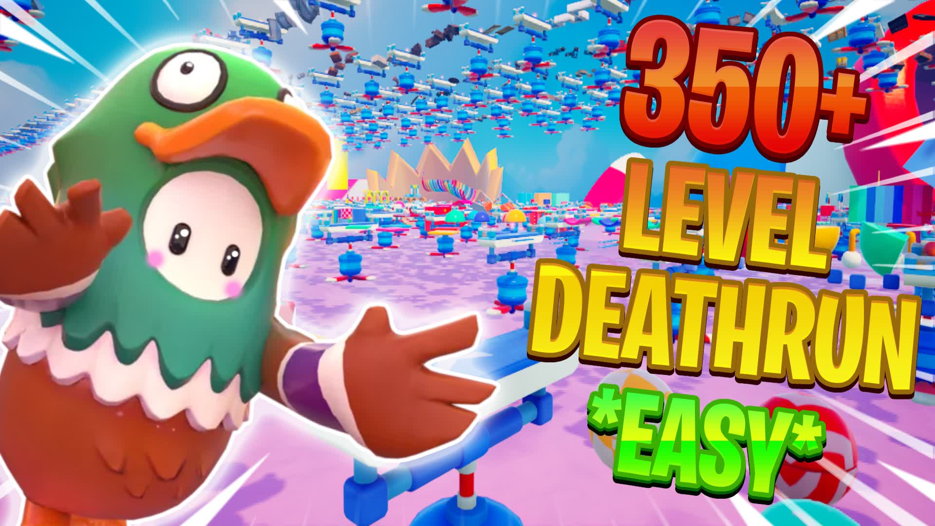 👑 SUPER FALL GUYS 350+ DEATHRUN OBBY ⭐