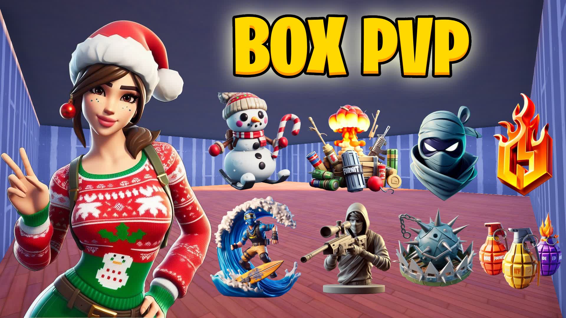 ❄️WINTER MINIGAME BOX PVP📦