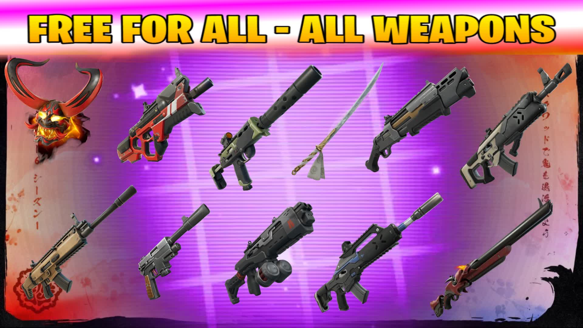 BATTLE  SAMURAI ALL WEAPONS FREE FOR ALL