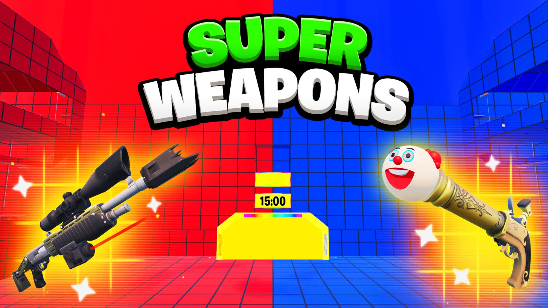 CRAZY RED VS BLUE 🔴🔵 SUPER WEAPONS
