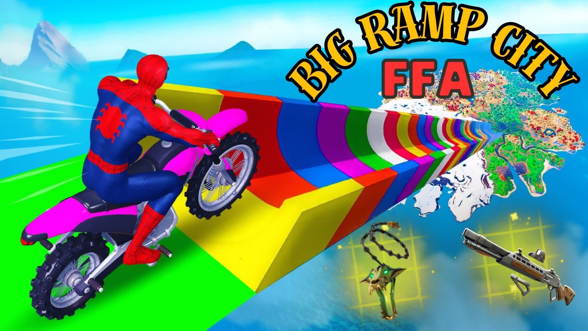 SUPER RAMP CITY🚖VEHICLES&WEAPONS FFA