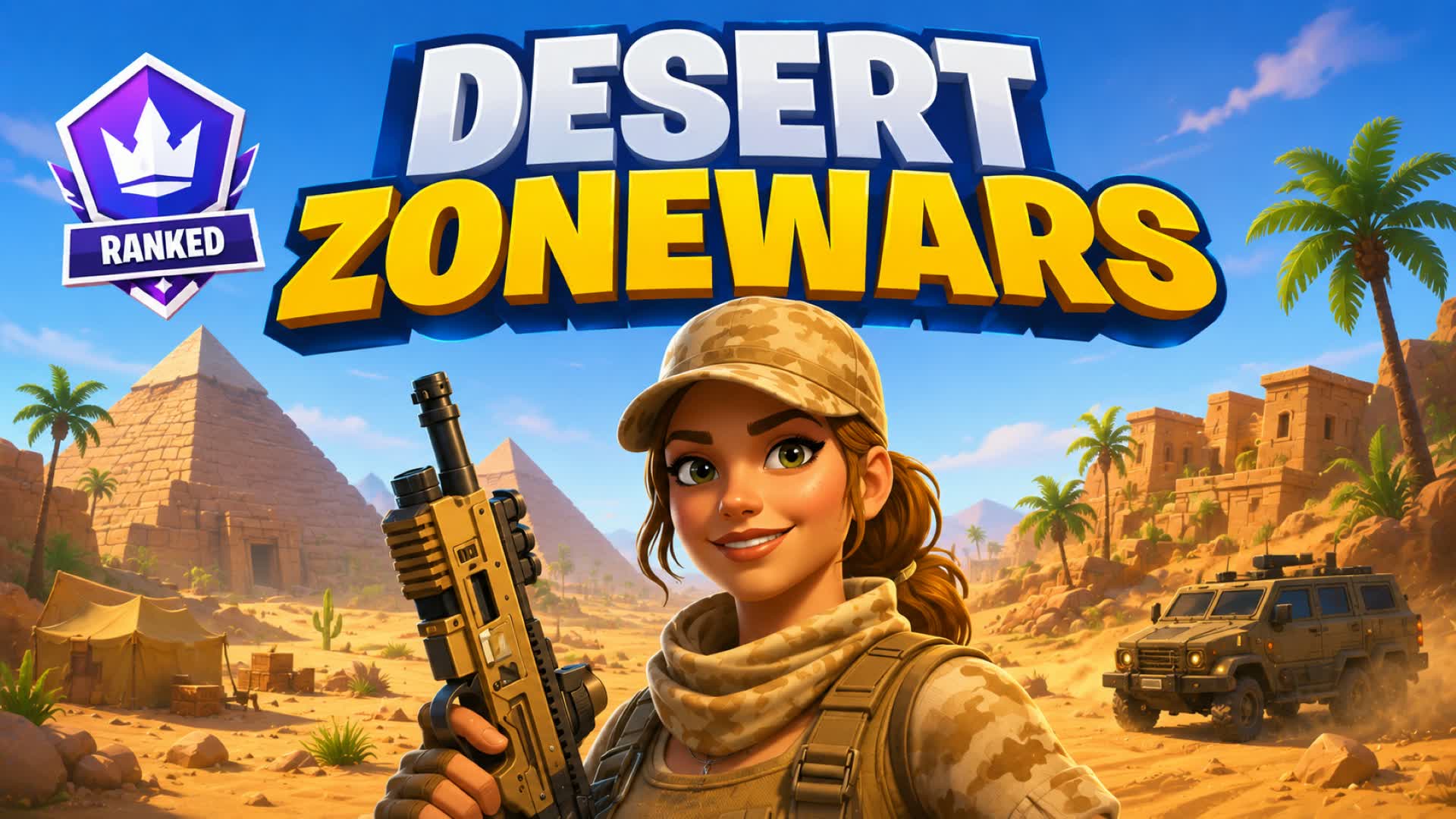RANKED DESERT ZONE WARS (FUNNY)