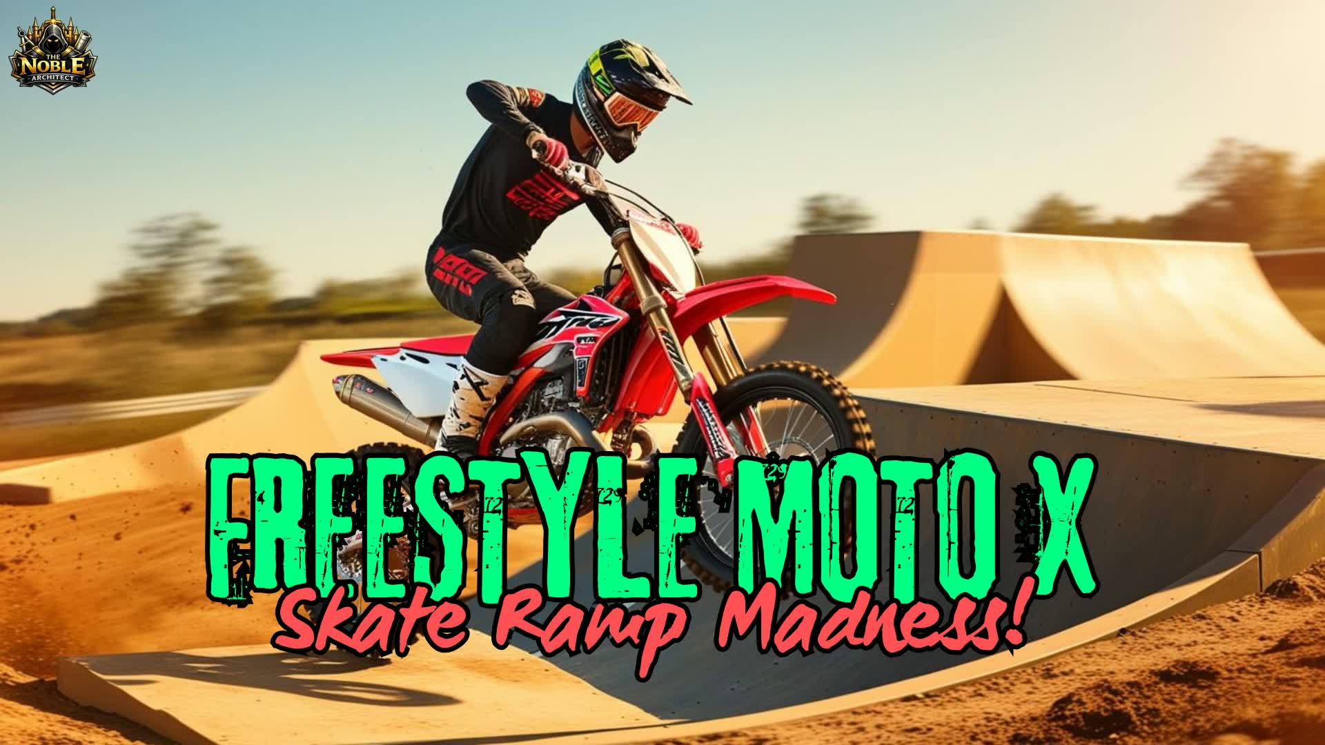 FREESTYLE MOTO X: Skate Ramp Madness!