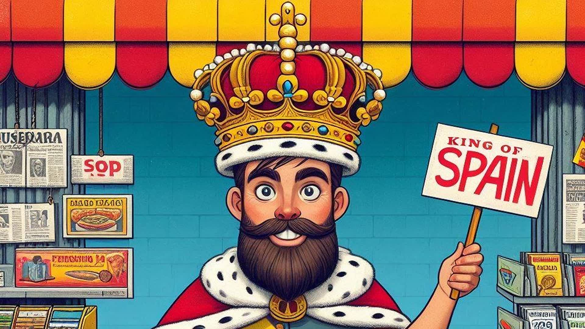 Felipe VI el Kioskero
