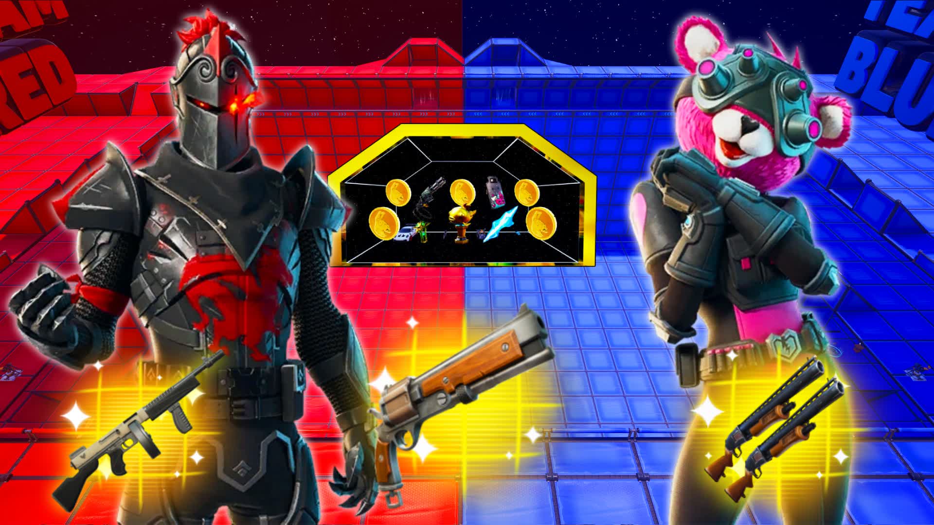 MEGA RED VS BLUE 🔴🔵