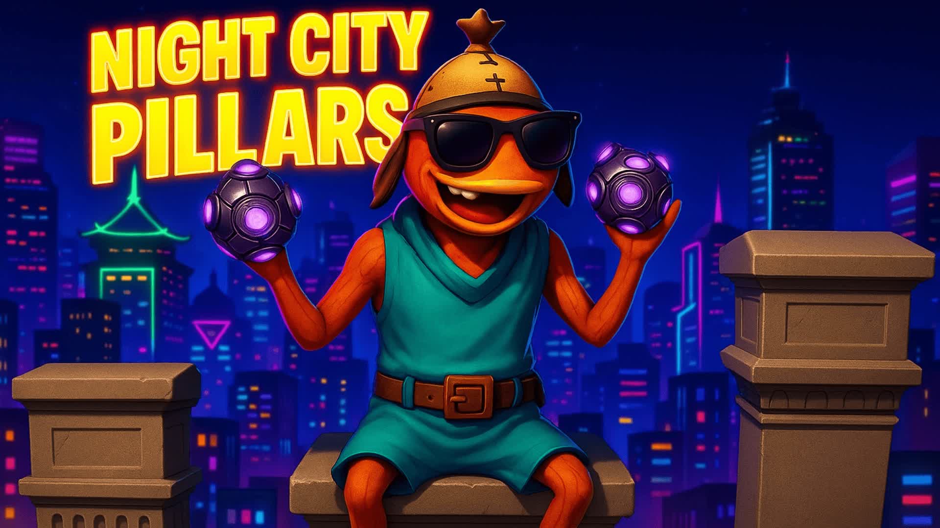 Night City Pillars