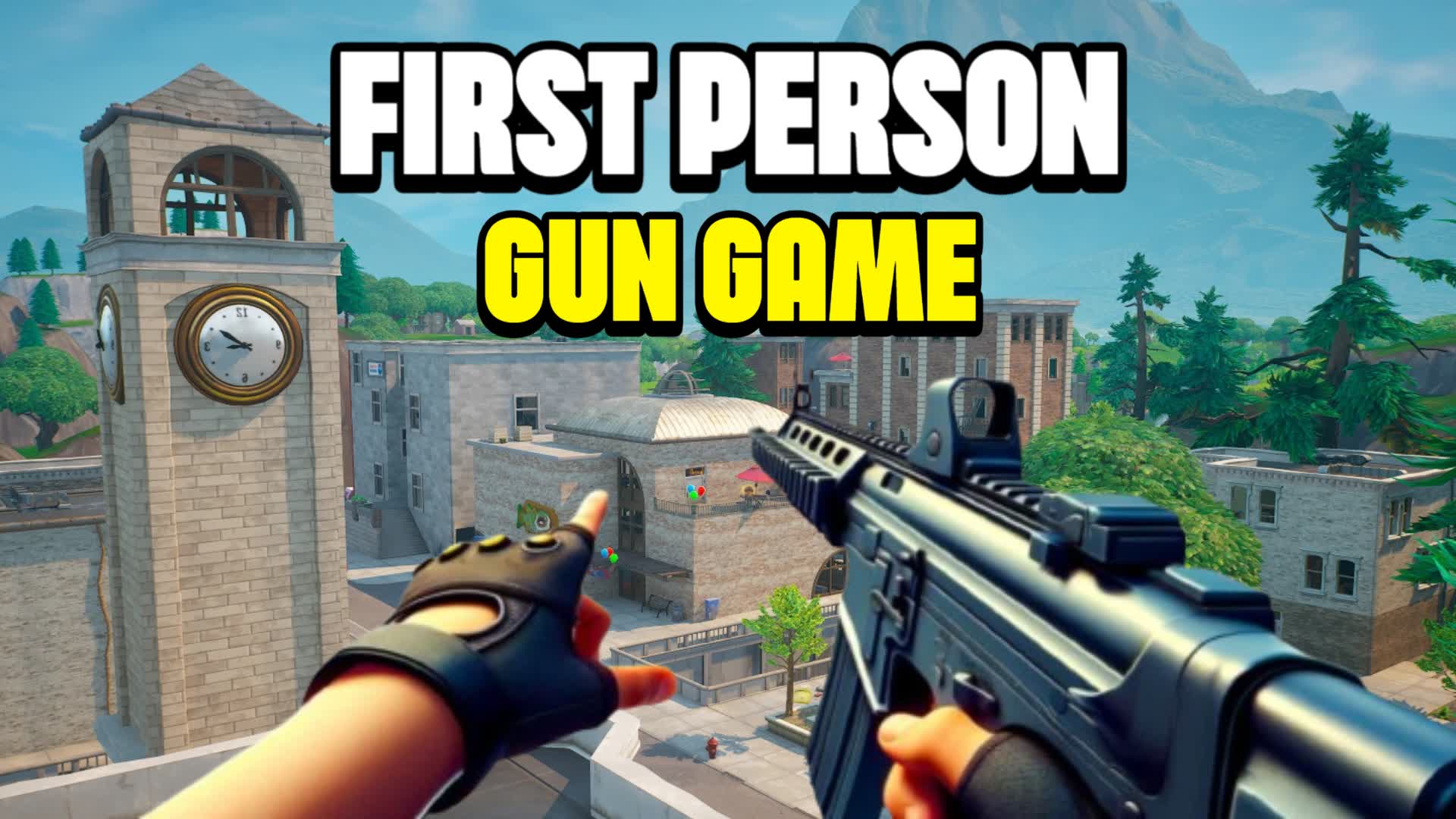 FIRST PERSON TILTED GUN GAME