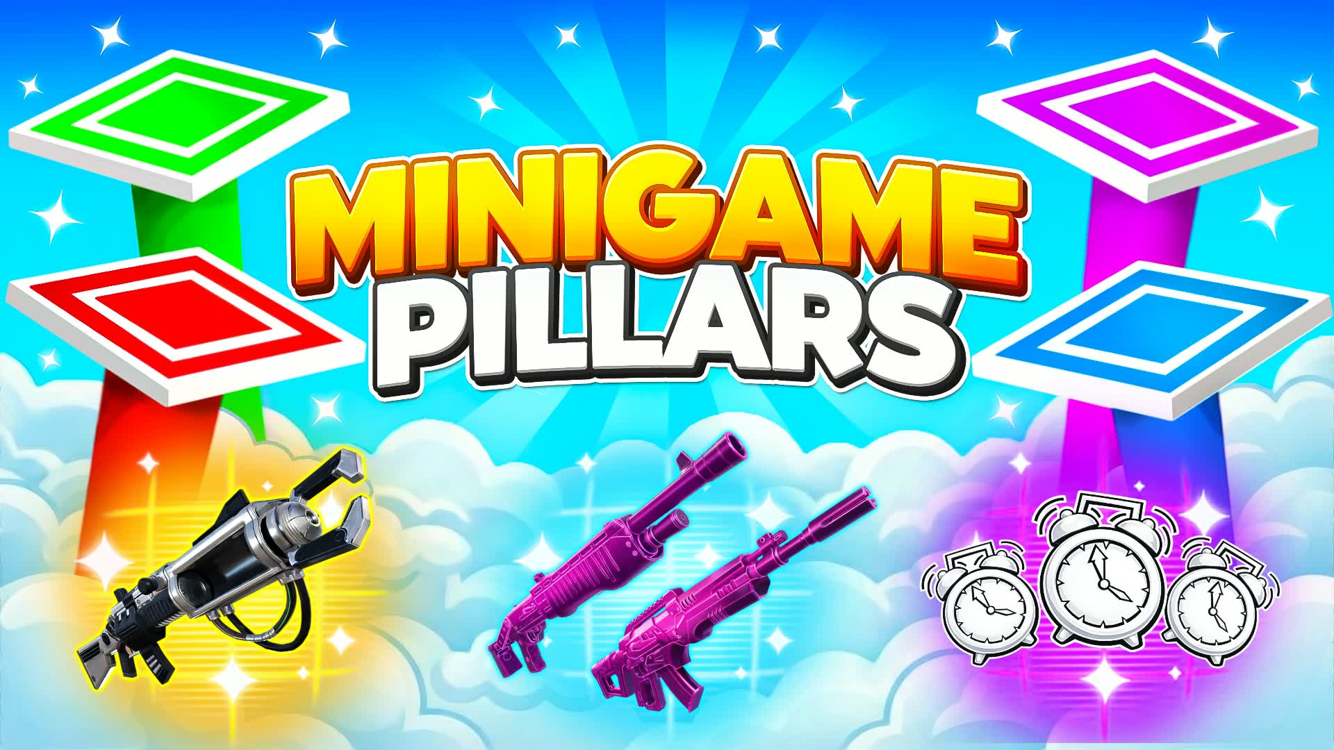 MINIGAME PILLARS 15+ MINIGAMES 👑